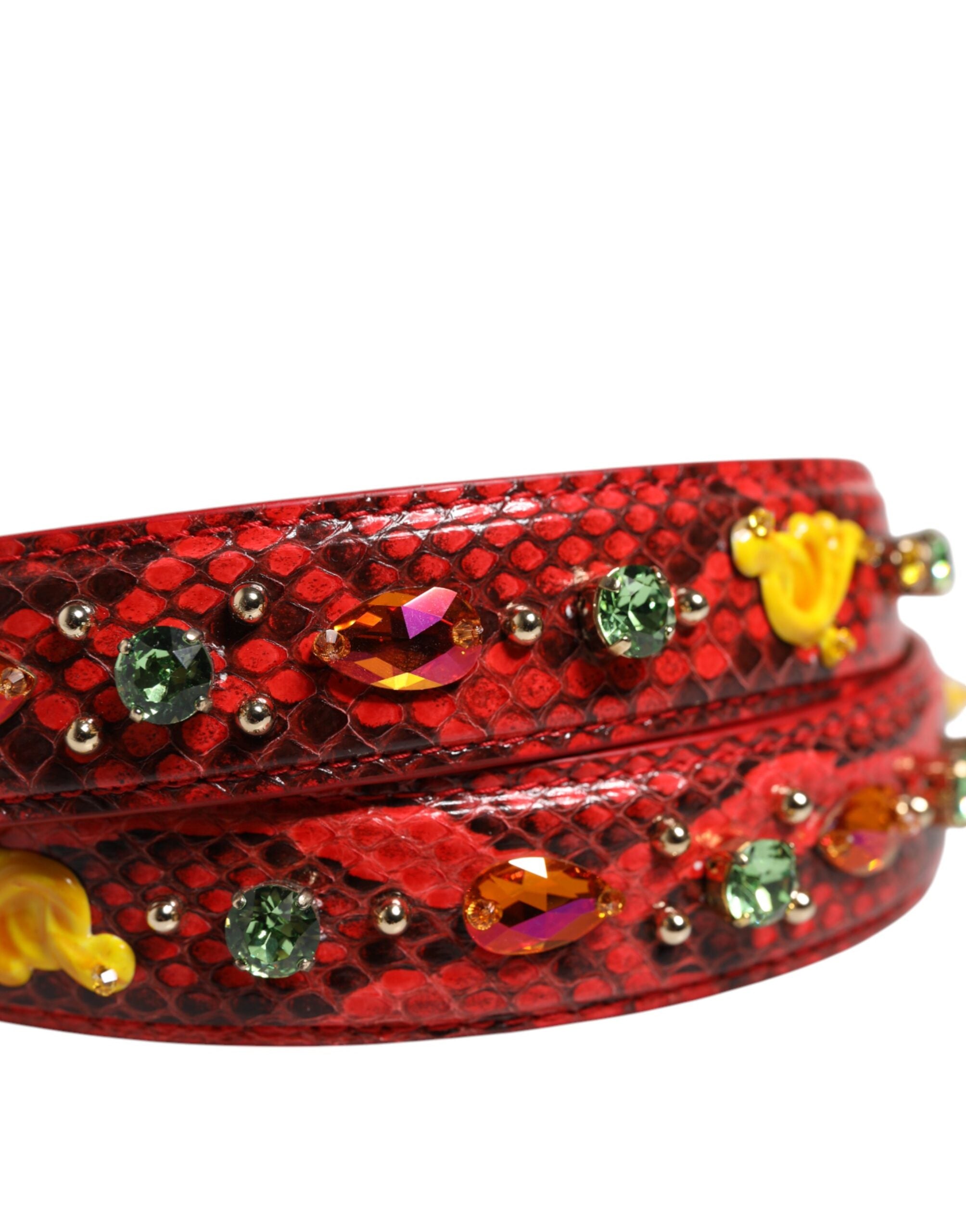 Dolce & Gabbana Multicolor verschönert Handtasche Accessoire Schulterriemen